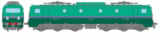 REE Modeles MB-059 - French Electric Locomotive Class CC 7158 of the SNCF Depot Chambéry